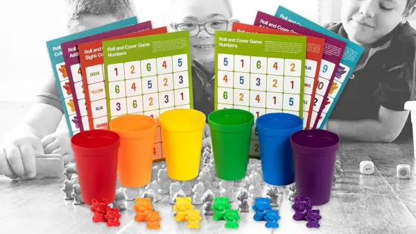 SWEET LEMONS Rainbow Counting Bears Math