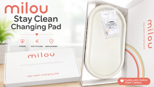Milou Stay Clean Changing Pad | New Overstock Manifested Load