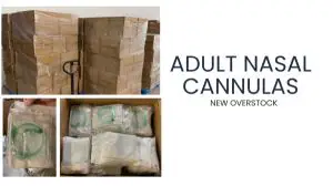 Sterile Adult Nasal Cannulas | New Overstock Manifested Load