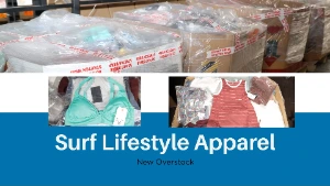 Branded Surf Lifestyle Assorted Apparel | New Overstock Manifested