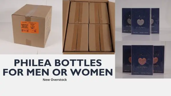 3.4oz 100ml Philea bottles for Men OR Women | New Overstock Manifested Case Packs