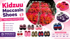KidZuu Moccasin Shoes | New Overstock Manifested Load