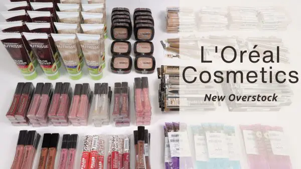 Assorted New Overstock L'Oreal, NYX, Garnier & Maybelline Cosmetics