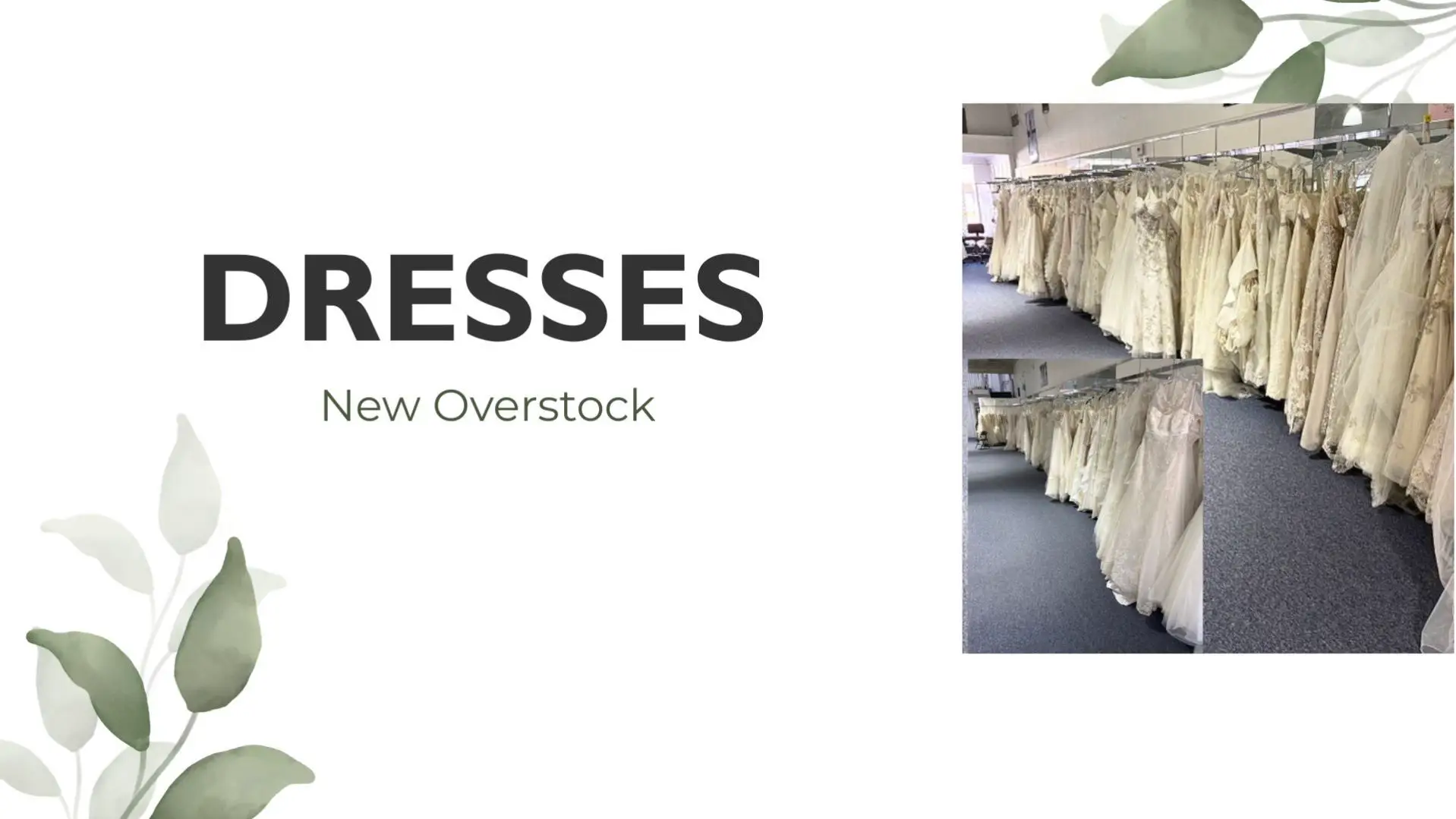 Wedding Dresses | Shelf Pull Manifested Load