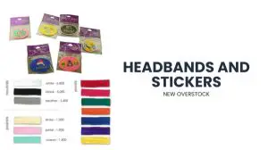 Headbands and Sticker Patches | New Overstock Manifested Load