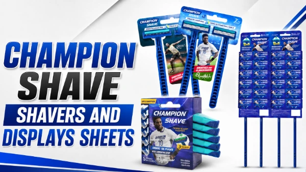 Champion Shave Shavers & Display Sheets | New Overstock Manifested Truckloads