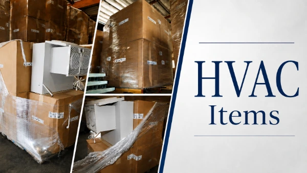 HVAC Items | New Overstock Manifested Pallets